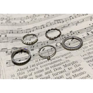 ロキエ(Lochie)のvintage stone ring set 💍(リング(指輪))