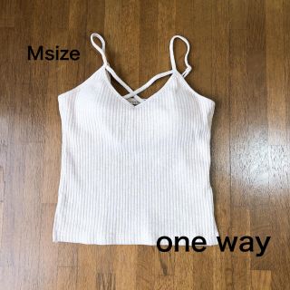 ワンウェイ(one*way)の【one way】 クロス リブ キャミソール(キャミソール)