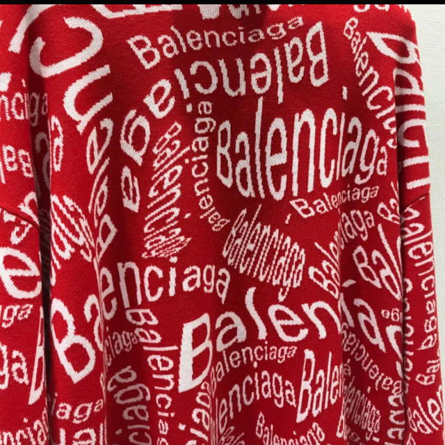 Balenciaga(バレンシアガ)の新品19AW BALENCIAGA ロゴウェーブ タートルネック ニット XS メンズのトップス(ニット/セーター)の商品写真