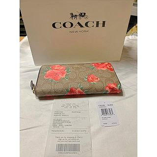 コーチ(COACH)の【新品・未使用】COACH 長財布 F39189 カーキ ボルドーマルチ(財布)