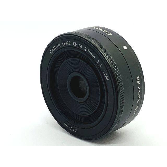 Canon(キヤノン)の★明るい単焦点レンズ！★Canon EF-M 22mm F2 STM ★ブラック スマホ/家電/カメラのカメラ(レンズ(単焦点))の商品写真