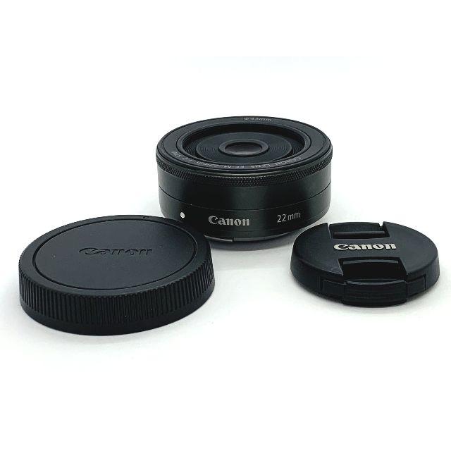 Canon(キヤノン)の★明るい単焦点レンズ！★Canon EF-M 22mm F2 STM ★ブラック スマホ/家電/カメラのカメラ(レンズ(単焦点))の商品写真