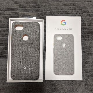 Google Pixel 3a XL 純正 ファブリック ケース グレー(Androidケース)