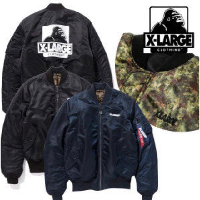 XLARGE - 【最終値下げ】XLARGE × alpha コラボ MA-1 アウター 限定の ...