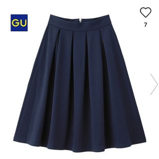 ジーユー(GU)のgu フレアスカート UNIQLO(ひざ丈スカート)