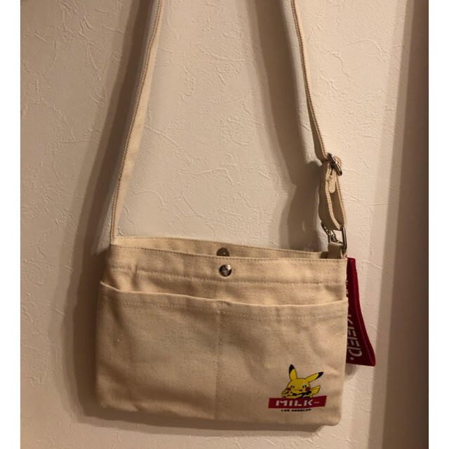 ポケモン(ポケモン)の MILKFED サコッシュ ポケモンバンドフェス ピカチュウ WHITE レディースのバッグ(ショルダーバッグ)の商品写真