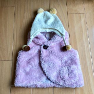 ミキハウス(mikihouse)のミキハウスニット帽 & petit mainベスト(帽子)