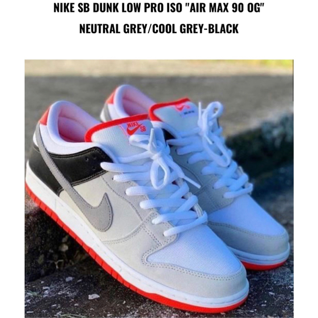 NIKE(ナイキ)のNIKE SB DUNK LOW PRO ISO “INFRARED” 27 メンズの靴/シューズ(スニーカー)の商品写真