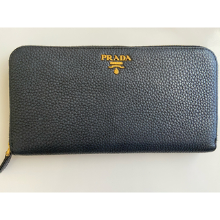 プラダ(PRADA)のプラダ  PRADA 長財布　レディース  ブラック(財布)