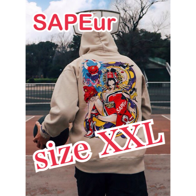 ONEPIECE×SAPEur BoaHancock フーディ ミリタリー