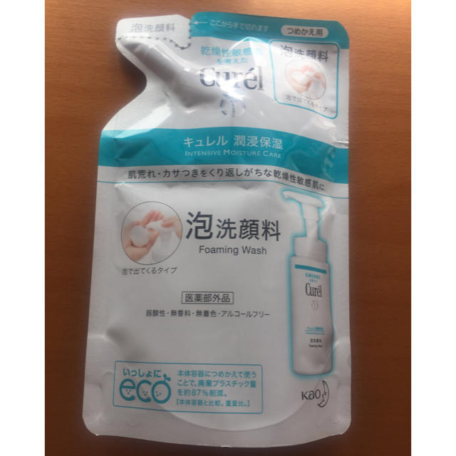 Curel(キュレル)の新品  キュレル 泡洗顔料  詰め替え  コスメ/美容のスキンケア/基礎化粧品(洗顔料)の商品写真