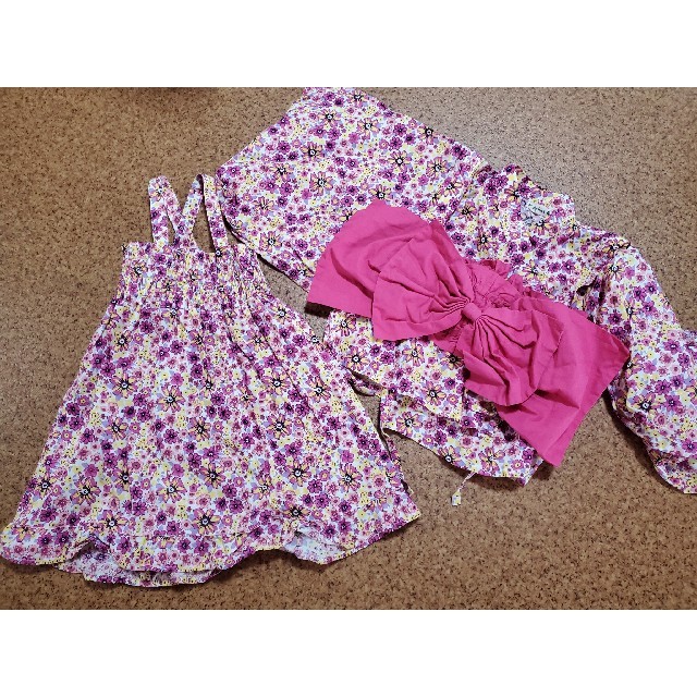 Branshes(ブランシェス)のブランシェス　キッズ浴衣 キッズ/ベビー/マタニティのキッズ服女の子用(90cm~)(甚平/浴衣)の商品写真