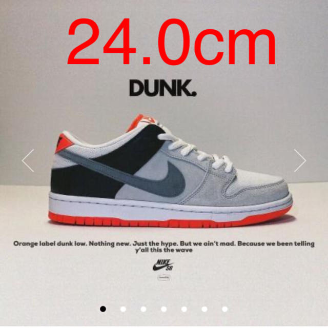 NIKE(ナイキ)の☆24.0cm NIKE SB DUNK LOW ダンク ニュートラルグレー メンズの靴/シューズ(スニーカー)の商品写真