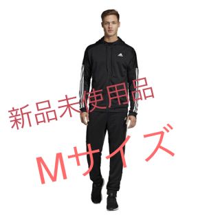 アディダス(adidas)のアディダス メンズ ジャージ上下セット黒 M 新品未使用(ジャージ)