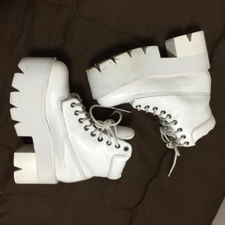 ジェフリーキャンベル(JEFFREY CAMPBELL)のジェフリーキャンベル♡レースアップブーツ(ブーツ)