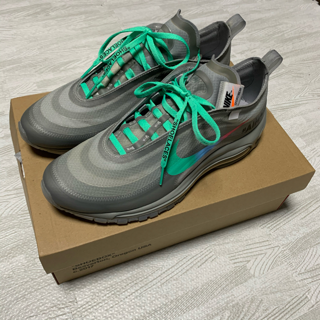 Nike offwhite air max 97 menta 27.0cm