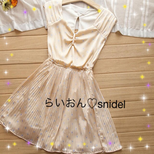 SNIDEL(スナイデル)のsnidel♡ベルト付きワンピ レディースのワンピース(ミニワンピース)の商品写真