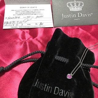 ジャスティンデイビス(Justin Davis)の<再値下げ>ジャスティンデイビス　BRIGETTE ネックレス(ピンク)(ネックレス)