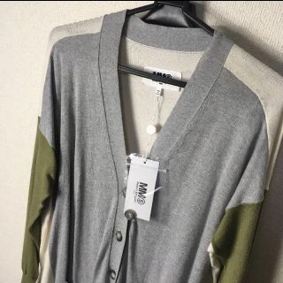 マルタンマルジェラ(Maison Martin Margiela)のマルジェラ　ロングカーディガン　新品(カーディガン)