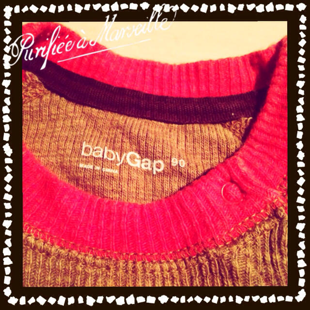 babyGAP(ベビーギャップ)の★baby gap 90 ラグランT★ キッズ/ベビー/マタニティのキッズ服女の子用(90cm~)(Tシャツ/カットソー)の商品写真