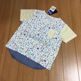 センスオブワンダー(sense of wonder)の新品♡センスオブワンダー♡120㎝♡リバティプリントTシャツ(Tシャツ/カットソー)