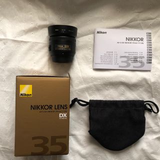 ニコン(Nikon)の再値下げ【美品】単焦点レンズ AF-S DX NIKKOR 35mm F1.8G(レンズ(単焦点))