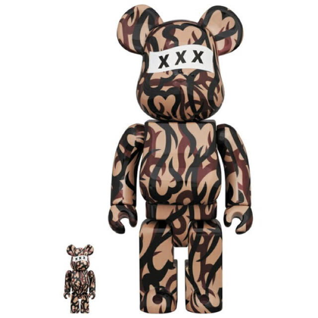 NUMBER (N)INE(ナンバーナイン)のBE@RBRICK NUMBER(N)XXX 100％ ＆ 400％ エンタメ/ホビーのフィギュア(その他)の商品写真