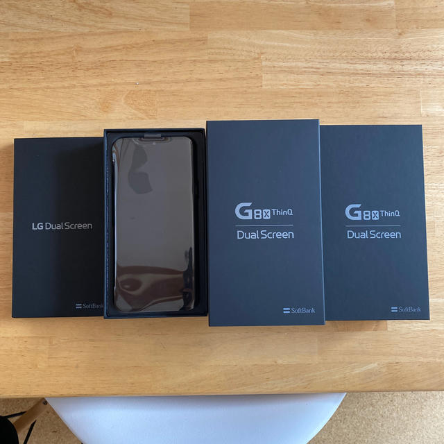 ANDROID - 最安カバー付 LG G8X ThinQ Simフリー 新品同様
