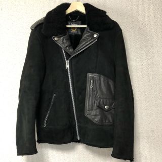 ショット(schott)のSchott (限定)Dポケット　ムートンライダースジャケット(ライダースジャケット)