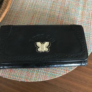 アナスイ(ANNA SUI)のアンナスイ　黒革長財布(長財布)