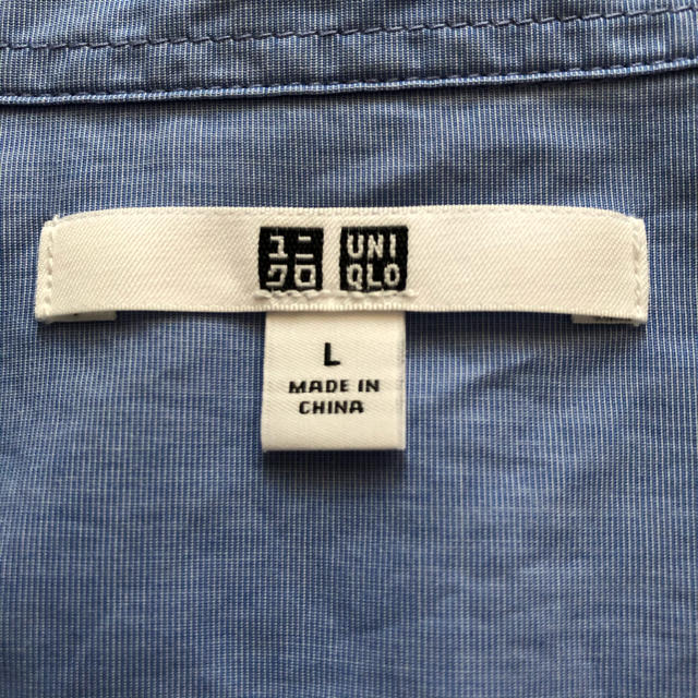 UNIQLO(ユニクロ)のエクストラファインコットン　ボーイフレンドシャツ レディースのトップス(シャツ/ブラウス(長袖/七分))の商品写真