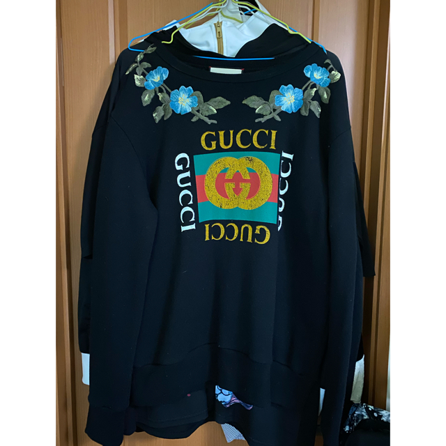 T-ポイント5倍 GUCCI 花柄 スウェット [ラブトキシック] フラワー刺繍