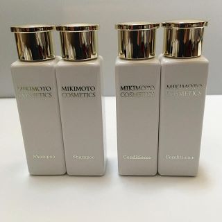 ミキモトコスメティックス(MIKIMOTO COSMETICS)のミキモトアメニティーシャンプー40ml2本コンディショナー40ml2本 化粧品類(シャンプー)