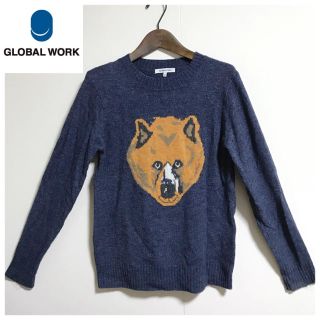 グローバルワーク(GLOBAL WORK)の❤️冬物セール❤️GLOBALWORK グローバルワーク アニマル ニット(ニット/セーター)