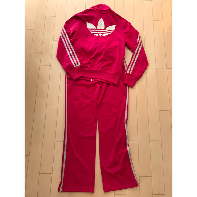 adidas(アディダス)のadidas ジャージ上下セットM レディースのトップス(トレーナー/スウェット)の商品写真