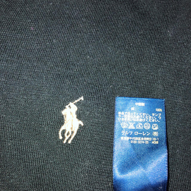 POLO RALPH LAUREN(ポロラルフローレン)のポロ　ブラックセーター　used レディースのトップス(ニット/セーター)の商品写真