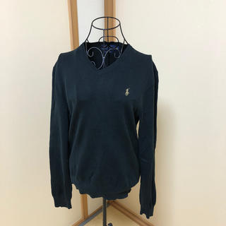 ポロラルフローレン(POLO RALPH LAUREN)のポロ　ブラックセーター　used(ニット/セーター)