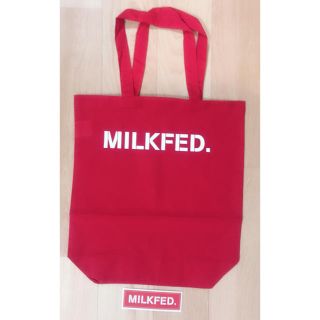 ミルクフェド(MILKFED.)のミルクフェド  バッグ＋シール 新品(トートバッグ)