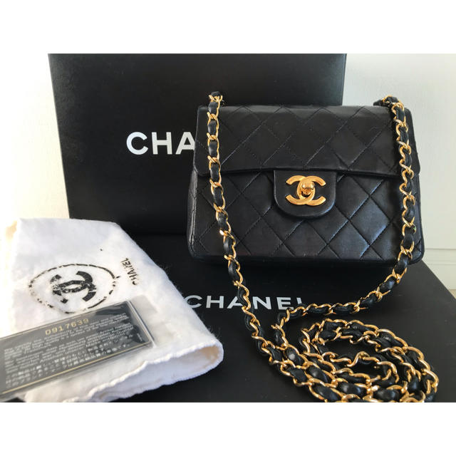 美品】CHANEL ミニマトラッセチェーンショルダー - ショルダーバッグ