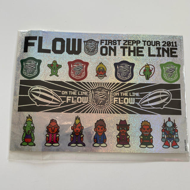 FLOW(フロー)のFLOW ステッカー エンタメ/ホビーのタレントグッズ(ミュージシャン)の商品写真