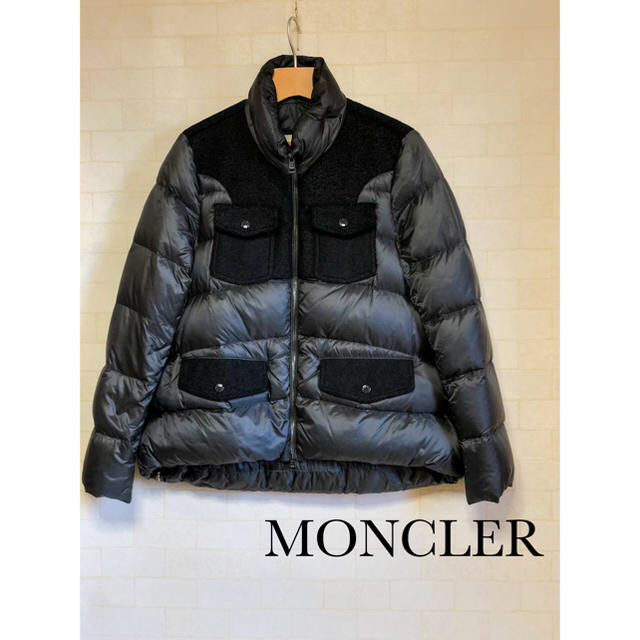 【MONCLER】Aラインダウン　ブラック