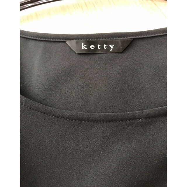 ketty(ケティ)の引越予定の為、まもなく出品下げます。ketty黒ワンピース レディースのワンピース(ひざ丈ワンピース)の商品写真