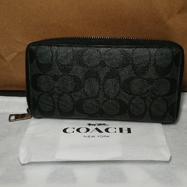 COACH(コーチ)の【新品未使用】COACH コーチ 長財布 ラウンド メンズ メンズのファッション小物(長財布)の商品写真