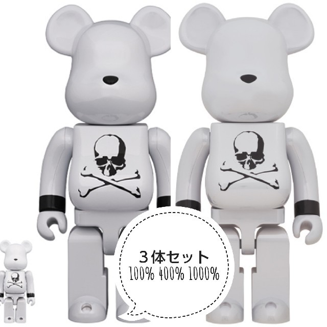 新品】BE@RBRICK x mastermind 3体セット-