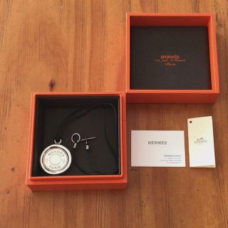 エルメス(Hermes)のエルメス　　　シルバーネックレス(ネックレス)