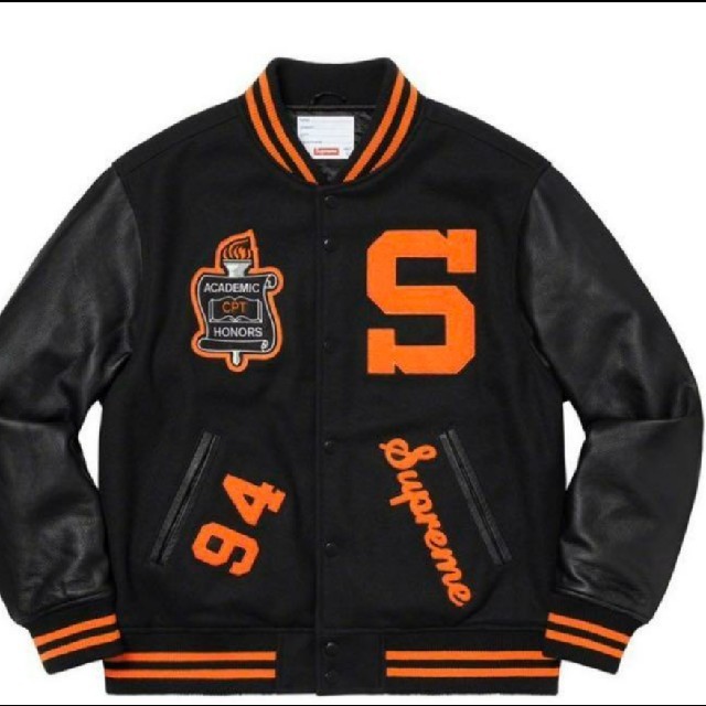 supreme 19aw team varsity jacket Mサイズ