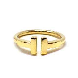 ティファニー(Tiffany & Co.)のティファニー　Tワイヤーリング　750YG　実寸約9号(リング(指輪))