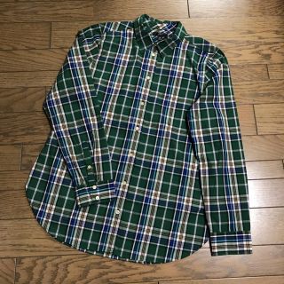 ジェイクルー(J.Crew)の新品ジェイクルーJ.CREW グリーン緑チェック柄シャツ(シャツ/ブラウス(長袖/七分))