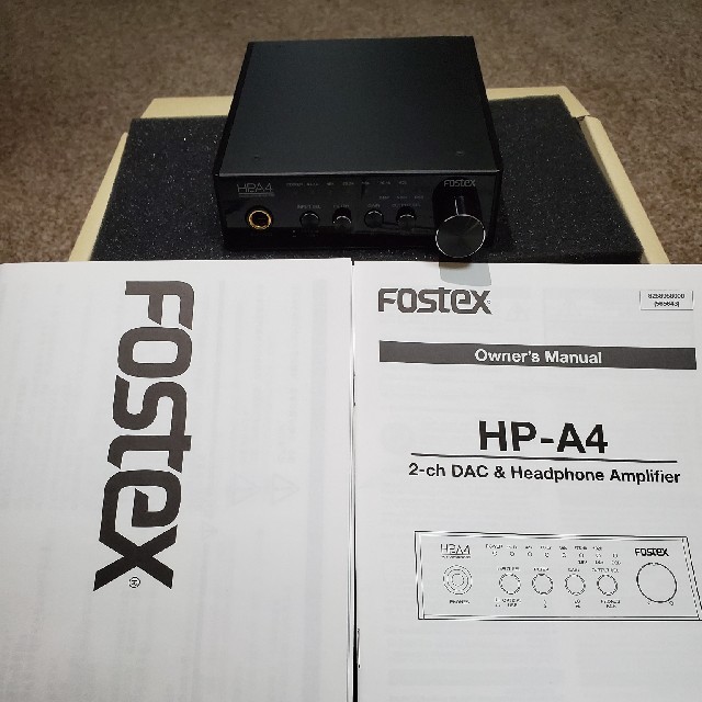 FOSTEX ヘッドホンアンプ D/A変換器内蔵 ハイレゾ対応 HP-A4 人気