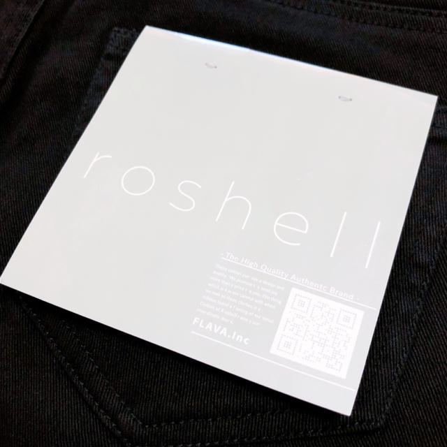 Roshell(ロシェル)のロシェル ジーンズ デニム パンツ ダメージ クラッシュ スキニー L レディースのパンツ(デニム/ジーンズ)の商品写真